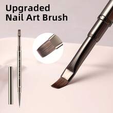 3 pièces Brosse à ongles pour liner français 3D, 1/6 pièces, gel UV, nettoyage, aérographe pour ongles, colle à ongles, poussière, art acrylique, jeux de brosses à ongles - Multicolore - Voir 2