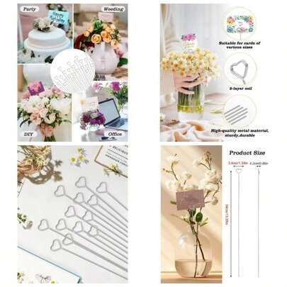 30Pcs Floral Card H…