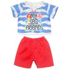 16pcs Clothes Set For 14inch/35cm Reborn Dolls, 16 Styles, Suitable As Children's Gift (Doll Not Included), Newborn Doll Accessories > Children's Clothing Accessory Set