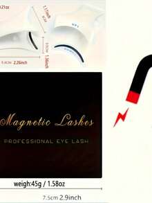 Zestaw 4 rzęs z aplikatorem – wielokrotnego użytku, bez kleju, profesjonalne akcesoria do makijażu, tworzywo sztuczne bez alkoholu, narzędzie do zbierania rzęs, akcesoria do przedłużania rzęs, magnetyczne sztuczne rzęsy bez kleju, magnetyczne rzęsy ssące, naturalnie gęste, bez kleju, adsorpcja magnetyczna, cztery rzęsy magnetyczne