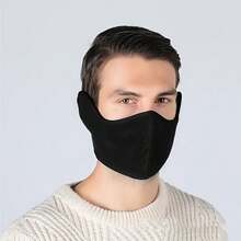 1 件冬季电动车耳罩，男士防风面罩，冬季面罩耳包防冻耳罩，冬季防风加厚面部和耳罩 - 透气骑行面罩，黑色，热销 7 个国家 - 彩色 - 查看 5