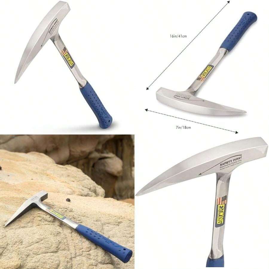 Estwing E3-23LP Martillo puntiagudo para picar rocas, 22 onzas(Martillo geológico) - Tipo 1 - Ver 1