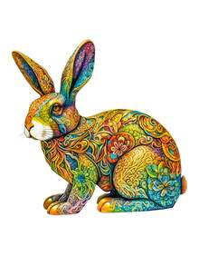 1pc Asymmetrical Shaped Wooden Elephant Puzzle, Adult Leisure Game Toy, Great Gift For Family, Friends, Christmas, Puzzle, Elephant, Wooden Puzzle,Puzzles>Adult,Adult Games>Adults Puzzles,1000 Pieces Jigsaw