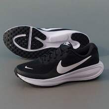 Nike Women's Revolution 8 Cushioned Breathable Road Running Shoes, Spring 2026 New Arrival HJ8485-001 - Black - View 7