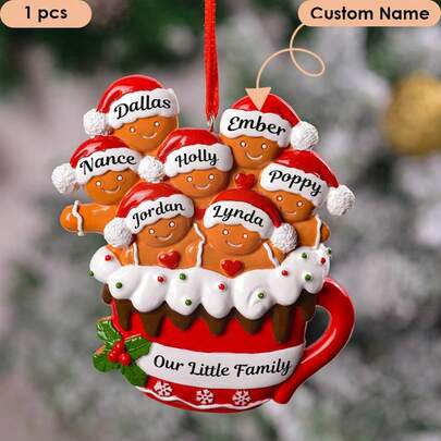 2025 Personalized Family 3D Car Christmas Ornament,Custom Resin Family Ornament,Custom Christmas Gift,Christmas Tree Decor,Xmas Car Ornament