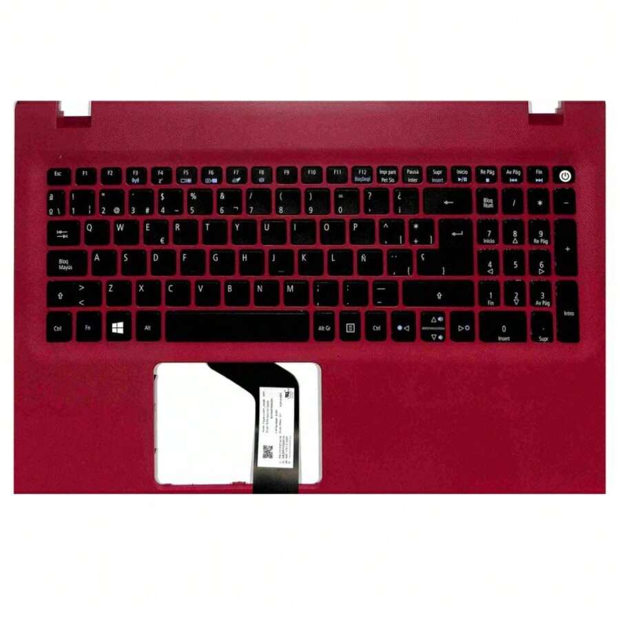 Top case + teclado compatible para portátil acer e5-522 / e5-573 rojo 6b.mvsn7.022 - Unitalla - Ver 1