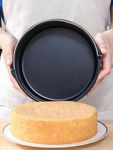 1个/2个圣诞新款蛋糕模具烘焙工具，圆形空气炸锅厨房配件，圣诞装饰厨房小工具烹饪6/7/8英寸厚不粘烘焙蛋糕篮，蛋糕制作的好帮手。 - 黑色氣炸鍋提籃 - 查看 6