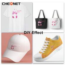 CHEONET-10pcs Leopard Print Heat Transfer Vinyl Sheets, 9.8X 11.8In - DIY Iron-On Decal Film For T-Shirts, Tote Bags, Caps, Pants - Craft Vinyl With Animal Patterns