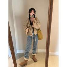 Huangguoshu single shoulder crossbody woolen bag autumn and winter woolen bag light commuter bag versatile simple casual magnetic buckle design