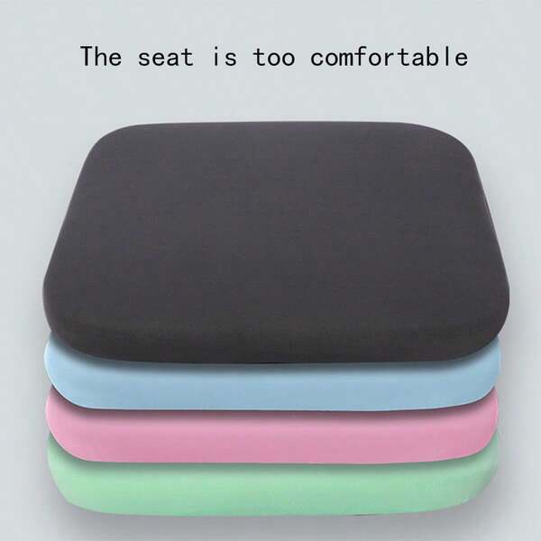 4cm Thick Memory Foam Seat Cushion, Super Soft Office Chair Pad, Rebound & Breathable Car Seat Cushion, Relieves Lower Back Pain From Prolonged Sitting