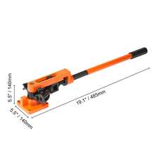 Dobladora de tubos , dobladora manual de tubos de 3/8" a 1" OD con 7 troqueles de doblado, herramientas de doblado de tubos de aluminio de cobre de 180° para aire acondicionado HVAC, reparación de automóviles - 180° para aire - Ver 10