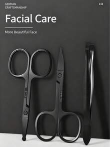 Bộ dụng cụ làm móng tay và móng chân chuyên nghiệp 12/26 món, bộ kìm cắt móng, dụng cụ chăm sóc móng bằng thép không gỉ kèm hộp đựng du lịch, màu đen. - màu đen - Xem 3