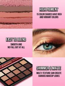 MISSLYN-3PCS Black Joker Eye Makeup Set, Black Joker All In One Mascara, Multi-Effect In One, One Multi-Effect, Curling, Thickening, Lengthening, No Caking, Anti-Smudge,Dip Eyeliner 1Pc Eyeliner Pencil, Liquid Eyeliner, Long Lasting Eyeliner, Creamy Eyeliner Gel, Waterproof And Sweat-Proof Eyeliner Gel, Black Joker Eyeshadow Palette, 15-Clolor Shimmer Matte Eyeshadow Palette, Warm Brown, Smoky Eyes, Colorful, Long Lasting, Ultra Pigmented, Blendable, Y2K Makeup, Party, Beach, Travel, Holiday, - #1+#10+#2 - 查看 8