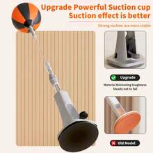 1 Piece, Heavy-Duty Indoor Boxing Speed Ball - Quick Rebound Feature, Height Adjustable, Strong Suction Cup Base, Stable Training, Suitable For Boxing, Free Fighting, Mixed Martial Arts, Home Fitness - Ideal Choice For Teenagers And Adults - Basic Version, Improves Fighting Skills, Durable Materials, Sturdy Structure - Black - View 6