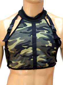 Men Sexy Costumes - 軍綠色 - 查看 5