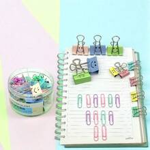 Set de Oficina con 205 Piezas, Contiene: Clip de 32mm * 5 pzas | Clip de 19 mm * 20 pzas | Clips para papel * 180 pzas - Multicolor - Ver 4