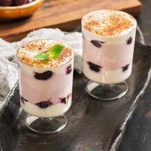 10/20/40/120pcs Dessert Cups, 120ml/4oz Round Transparent Dessert Cups, Reusable For Wedding Party DIY Desserts, Pudding, Mousse, Appetizers, Cakes - Transparent - View 5