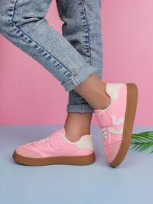 Kids' Casual Sneakers, New Spring/Autumn Boys' Retro Casual Shoes, Girls' Sports Shoes, Big Kids Shoes - Pink - View 6