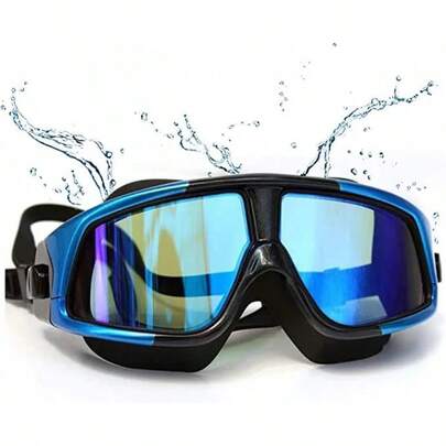 Gafas de Natación, Goggles de Natación Anti Niebla UV, Gafas de Natación Graduadas para Adultos Hombres Mujeres Jóvenes para Interiores y Exteriores (verde)