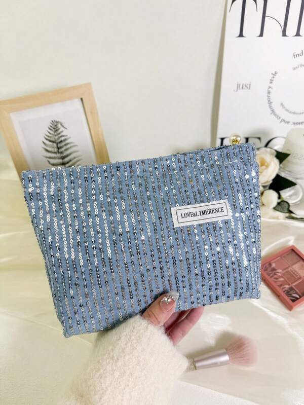 Portable Makeup Bag |Cosmetic Bag |Travel Supplies| Travel Bag | Large Strip Cosmetic Makeup Bag For Girls | Sweet Storage Bag | Teen Girl Gifts Stuff | Summer Makeup Bag For Women | French Style Cosmetic Bag | Vintage Makeup Organizer |Travel Toiletry Bag For Makeup Brushes, Skincare & Gel Nail Polish - Perfect Gift For Girls, Friends, Birthdays,Weddings, Parties & Mother's Day,Makeup Supplies,Makeup Tools,Storage Bag,Christmas Gifts,Pouch,Travel,Gifts For Women Travel Essential,Pouch,Clutch / Small Handbag, Makeup Organizer,Makeup Organize,Pouch,Brush Holder,Mini Pouch,Large Capacity Pouch,Gifts For Women,Christmas Gifts,Gift Ideas For Women