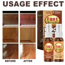 Ultimate Wood Floor Cleaner & Polish - Powerful Stain & Grime Remover For Tiles, Laminate, Vinyl, 60ml Solution - Adds Brilliant Shine, Streak-Free,Gifts For Men And Women Suitable For Valentine's Day, New Year's Day, Birthdays, Weddings, And Parties,Kitchen,Bathroom,Home,Room,Quick Ship Items,Free Shipping - 棕色 - 查看 5