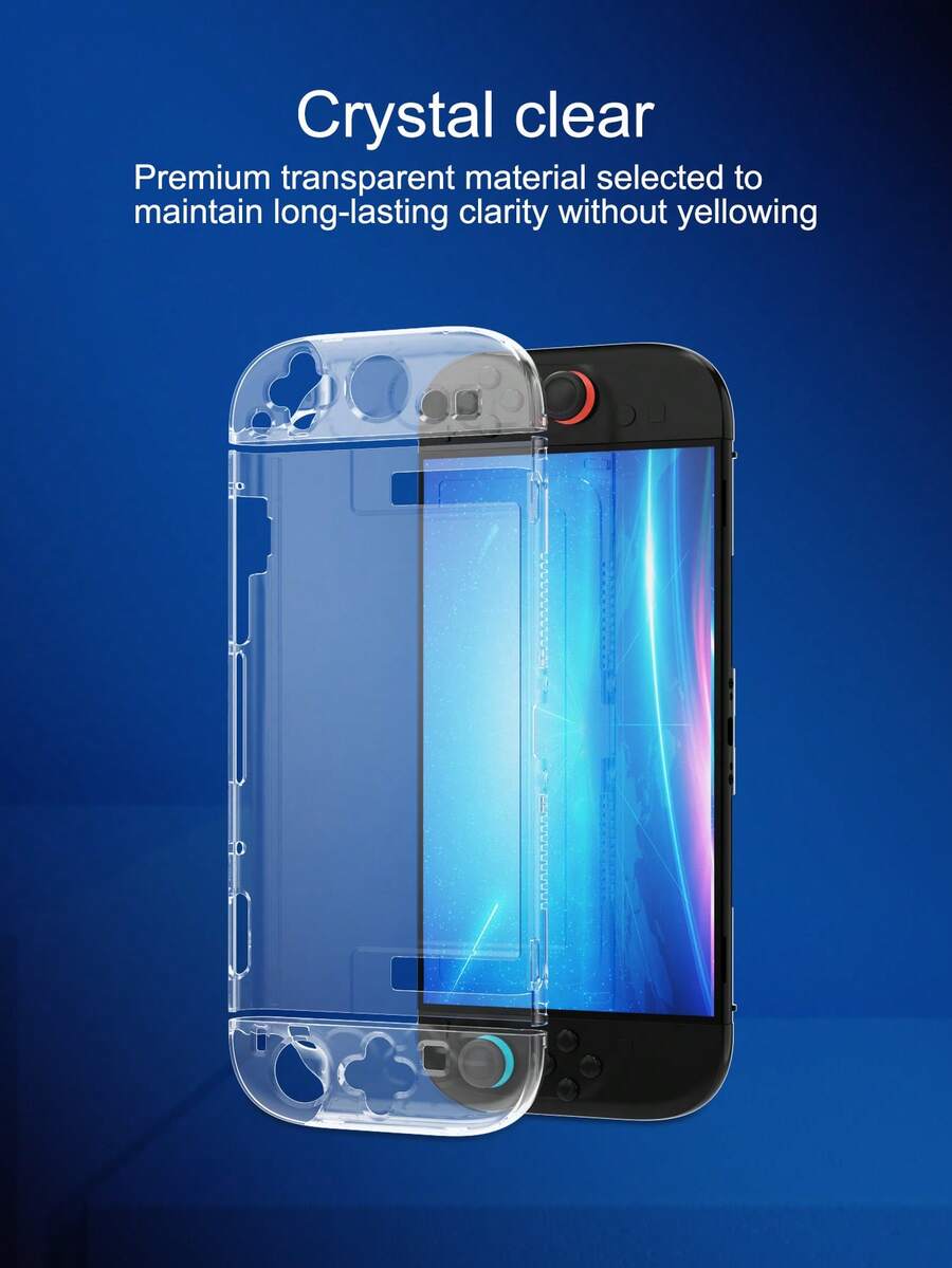 2pcs Diamond Pattern Ergonomic Grip Handles + 1pc PC Protective Case Set For Nintendo Switch 2, Anti-Fall, Anti-Explosion, Anti-Scratch, Anti-Sweat, Enhances Gaming Experience