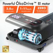 BLACK LORD Treadmill, Electric Exercise Machine, 2.2 HP, 3.2 HP, Fitness Equipment, Walking Jogging Trainer For Home Gym, Office, Commercial Series - EU C Type Plug(220-240V) - View 4