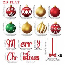21pcs Classic Christmas Garage Themed Refrigerator Magnets, Fridge Decor Stickers, Cute Decorative Magnets For Office, Kitchen, Cabinets, Personalized Creative Magnetic Fridge Magnets, Kitchen Accessories Christmas Fridge Decor Gift - Multicolor - View 9