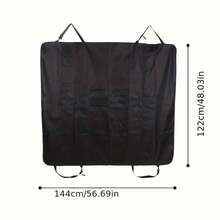 Amiss 宠物汽车后座套，宠物汽车吊床，防水材质，防刮防滑，柔软宠物后座套，适用于轿车/SUV/卡车，宠物旅行配件