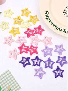 10pcs Colorful Hollow Star Hair Clips, Cute Bangs Clips Fashion Hair Accessories (Excluding Storage Box),Gifts,Travel,Gifts For Women,Hair Stuff,Stocking Stuffers,Stocking Stuffers,Stocking Fillers,Stocking Stuffers For Women,Stocking Fillers Women,Christmas Gifts,Gifts,Christmas Stocking Fillers,Gifts For Women,Gift,Christmas Gift,Stocking Stuffers For Adults,Stocking Fillers For Adult,Hair Stuff,Women's Accessories,Stocking Stuffer,Coming-Of-Age Hair Accessory,Christmas Hair Accessories,Gift Ideas For Women,Beauty Stocking Fillers,Christmas Gifts For Women