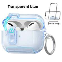 Brand New Creative Design, Compatible With Apple AirPodsPro 2/3 Earphone Case, Transparent Lock TPU Soft Earphone Shell, AirPods4 Protective Case