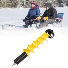 28*6in Broca De Taladro Para Plantar Jardín Pesca En Hielo Plantar Con Cuchillas Afiladas - 28*6 pulgadas - Ver 8