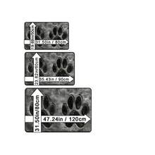 1 szt. luksusowy szary dywan z nadrukiem psiej łapy, mata dla zwierząt, supergęsty, krótki pluszowy materiał, 1000 g/m², wytrzymały i nadający się do prania w pralce, odpowiedni do biura, przedpokoju, wejścia, sypialni, kuchni, przyjazny zwierzętom wystrój domu, może być używany jako prezent świąteczny, na parapetówkę, dla miłośników zwierząt, na Boże Narodzenie, nowoczesna dekoracja podłogi w domu!