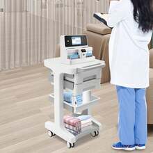 Cleaning Cart & Accessories - White - View 3