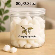 80/100g Bloques de alcanfor - Aroma fresco a base de plantas, purifica el aire rápidamente. Adecuado para el hogar, el estudio y la sala de yoga para crear un ambiente cómodo. Regalo de graduación, accesorio esencial de yoga u ornamento navideño