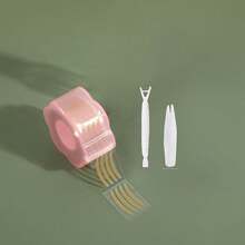 1 rotolo 600 pezzi di nastri invisibili per pieghe delle palpebre color pelle, nastri per pieghe delle palpebre con disegno a griglia in pizzo, nastri portatili per pieghe delle palpebre per occhi gonfi, trucco, a basso prezzo, decorazione della stanza, vanità, viaggio, camera da letto e accessori per il trucco, fibra traspirante senza cuciture, economici, calze, trucco, strumenti per il trucco, roba economica, regali, regali per donne, regali di Natale, omaggi, viaggio, roba economica, articoli da viaggio essenziali - Nudo - Visualizzare 8