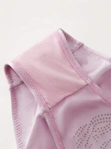 6 Pack Women's Thongs Bikinis Comfortable And Breathable Fashionable Rhinestone Pattern Close-Fitting Solid Color Womens Underwear Soft Fabric Rich Colors Casual Style Suitable For Sports Scenes Work And Daily Wear - 混合色 - 查看 4