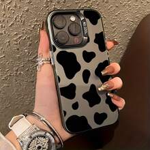 奶牛图案保护壳，兼容 7 8 Plus X XR XS MAX 11 12Pro 13 14 15 Plus 16 Pro Max，防摔超薄硬壳 TPU 保护手机壳 - 送礼佳品！ - 彩色 - 查看 3