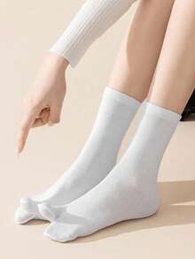 1 双男女通用时尚分趾袜，适合搭配露趾凉鞋穿着 - 彩色 - 查看 2