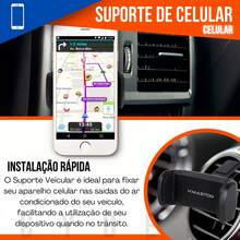 H'maston CJ-22 Cell Phone Holder For Vehicle Air Conditioner 360° Rotation - 黑色 - 查看 5