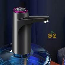 1 Pieza Dispensador De Agua PortáTil EléCtrico Recargable, Bomba De Agua EléCtrica Plegable AutomáTica Y De Varios Engranajes, Dispensador De Agua PortáTil Recargable Por Usb-C,Dispensador De Agua Con BateríA De Carga RáPida, Recargable Por Usb 100%, Luz Indicadora De Encendido AutomáTico, PláStico Y Liviano, Adecuado Para Varios TamañOs De Botellas De Agua De Vidrio, DiseñO ErgonóMico De Agua Potable, HigiéNico Y  , Material De Acero Inoxidable, PortáTil Y FáCil De Instalar. - Negro - Ver 10