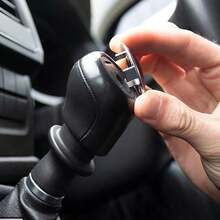 6 Speed Gear Shift Knob Stick Badge Cap Cover For Mercedes Sprinter 2013-2018 - Black - View 2