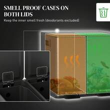 HOMCOM Dual Kitchen Garbage Bin, 2 X 4 Gallon (2 X 15 L) Trash Can With Foot Pedal, Soft-Close Garbage Can With Removable Inner Buckets, Fingerprint-Proof For Kitchen, Black - 黑色 - 查看 4