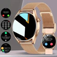 1 件 1.50 英寸高清全触摸屏智能手表，100 多种运动模式、计步器、天气预报、无线通话、消息提醒、远程摄像头、音乐播放器、DIY 壁纸，适合男士、女士、朋友、情侣、长辈作为节日礼物 - 彩色 - 查看 19