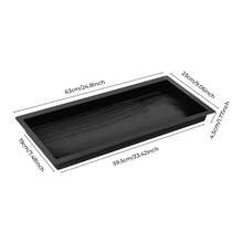 HOHOBLA 2 Pack Walk Path Maker Walkway Stone Molding Wooden Boards Shape, Walk Path Maker DIY Concrete Molds Paver Molds For Concrete Reusable, Wooden Textured Walk Path Maker [Gift For Holiday Party Vibes] - màu đen - Xem 8