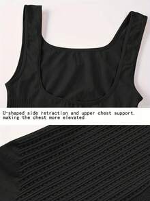女士塑身衣无缝压缩吊带背心，女士塑身收腹背心