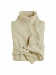 MF Kit 3 Basic Women's Knitted Blouse High Neck Cacharrel Sweater - BRONZE/CAQUI/BRANCO - View 3