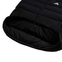 Adidas 男士羽绒服 HELIONIC MID J，常规版型，主要材质：80% 聚酯纤维羽绒，户外保暖羽绒服，黑色，KH3994 - 黑色 - 查看 6