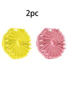 1pc Polygonal Silicone Whirlwind Shower Brush, Portable Massage Brush, Shower Brush, Shower Brush, Shampoo Brush,Silicone Body Scrubber, Exfoliating Body Wash Scrubbers Exfoliator, Shower Body Brush For Effective Showering Exfoliation And Gentle Massage