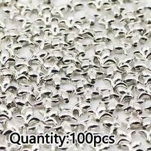 100pcs CCB Spacer Beads Flower Rose Tulip Shaped Beads For DIY Jewelry Making Accessories